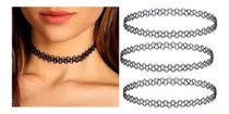 Collar Colgante Choker Tatoo   X 12 Unidades