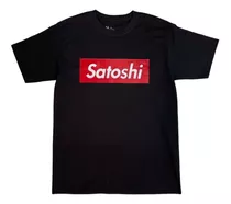 Playera T-shirt Cripto Bitcoin Satoshi Nakamoto