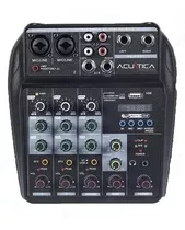Consola Sonido Dj 4 Canales Usb Phantom Acustica Vx-200u E-l