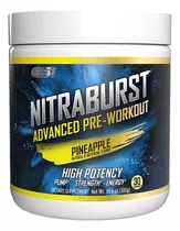 Pre Entreno Nitraburst Giant Sports / 30 Serv Fuerza Energy Sabor Pineapple