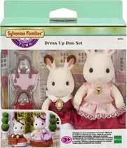 Sylvanian Families 6001 Mamà E Hija Coneja Vestidosde Fiesta