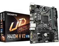 Tarjeta Madre Gigabyte H410m H V2 Lga1200 Micro Atx Hdmi Vga