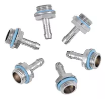 Barb Fitting, 6 Peças De Rosca G1/4 De Refrigeração A Água D