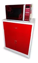 Alacena Porta Microondas Para Cocina Mod. Suva Minimalista