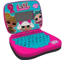 Laptop Da Lol Infantil Português Inglês 19cm - 9815 Cor Rosa-chiclete