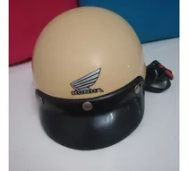 Casco Abierto Para Moto Muy Fuerte Con Visera Talle M/l 56.5