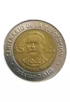 Moneda Centenario De La Revolución 2010 Francisco I. Madero 