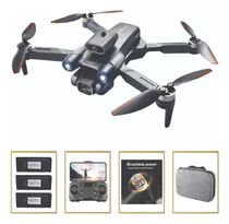 Drone S1s Pro 2 Cameras Wifi 4k Motores Brushless 3 Baterias