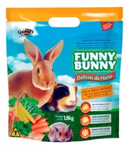 Ração De Hamster Coelho Funny Bunny Delicias Da Horta 1,8kg
