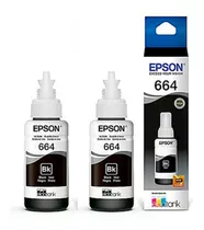 Pack Tintas Epson T664 Black Original   L120 L380 L220 L1300