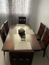 Comedor Caoba 6 Sillas