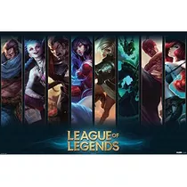 League Of Legends Champions Wall Poster, 22.37  X 34.00...