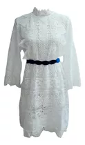 Vestido Corto Importado De Guipiure Eventos, Civil, Novias 