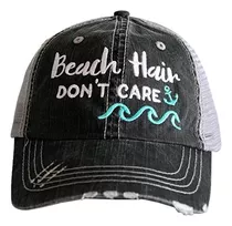 Katydid Beach Hair Dont Care Gorra De Béisbol - Gorra De Ca