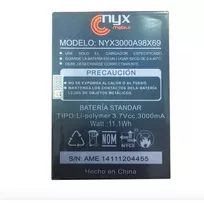 Pila Bateria Nyx Nyx3000a98x69 Sky Hd 3000 Mah 3.7v 