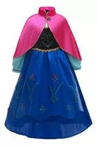 Disfraz De Princesa Elsa For Niña, Vestido De Halloween, Cu