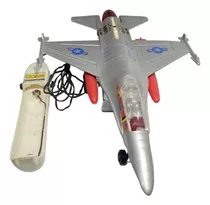 Brinquedo Antigo - Avião F16a Funcionando - Brinquedos Rei