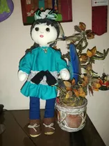 Muñeca De Trapo Artesanal Clarisa