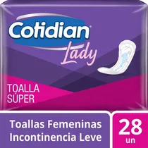 Cotidian Lady Toalla Super X 28 Unidades Talle Grande