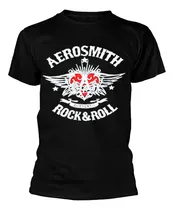 Camiseta Black Hole Aerosmith - Authentic Rock & Roll