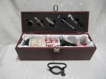 Set De Vino Barman 6 Accesorios Caja Botella Vermouth Italia