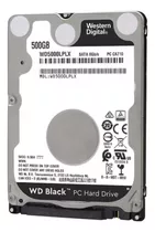 Hd 500gb Wd Black Sata 3 2.5 Wd5000lplx Prateado Com Nfe E Garantia