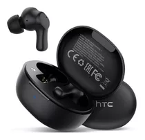 Audífonos In-ear Gamer Inalámbricos Htc True Wireless Earbuds 1 Tws2 Negro Con Luz Led