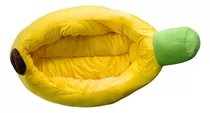 Cama Banana Para Mascotas Perros Y Gatos 92x60x24cm 