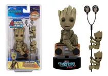 Set Baby Groot Marvel Figura Muñeco Accesorios Neca Ed Limtd