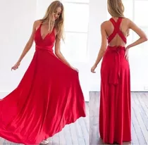 Vestido Multiforme Para Corte De Lana Por Detrás