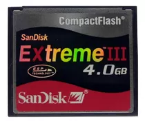 5 Cf Cartões Compact Flash Sandisk 4gb Sdcfb-4096-a10 Tlc