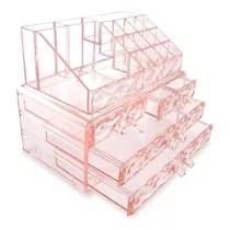 Organizador De Escritorio Ibi Craft Diamond Desing Rosa