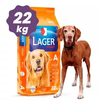 Alimento Lager Premium Para Perro Raza Grande Adulto 22kg