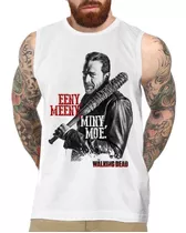 Camiseta Negan Lucille The Walking Dead Regata Séries Filmes