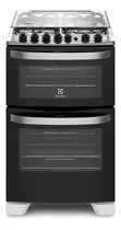 Electrolux Cocina Doble Horno Combinada 56-dbq B/negro