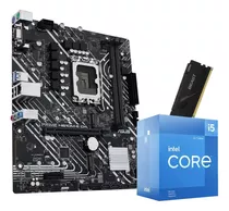 Combo Actualización Pc Intel Core I5 12400f + H610m + 16gb