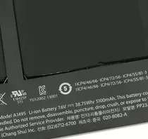 Bateria Apple Macbook Air, A1495, A1465, 2012 À 2015, 11 