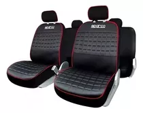 Fundas Asientos Tela Sparco Universal Auto + Llavero Karvas