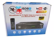 Sintonizador De Tv Digital Con Youtuve Wi-fi Mc-006 Full Hd