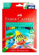 Lapices De Colores Acuarelables X 36 Faber Castell 