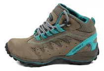 Zapatilla Dermax Outdoor Mujer Trekking Acero - Dancy Shoes