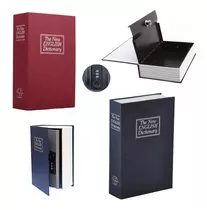 Caja Fuerte Simulando Libro Cofre Portavalores 240x155x55 Mm Color Negro