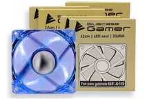 Cooler/fan Bluecase Bg-01b 120x120mm Azul P/ Gabinete