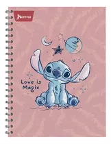 Libreta Espiral Norma Stitch 80 Hojas 