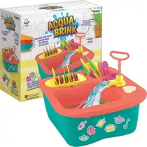 Pia De Cozinha Infantil Acqua Brink Com 22 Acessórios Cor Verde