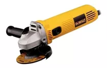 Miniamoladora Angular Dewalt Dwe4010 De 50 hz Color Amarillo 750 w + Accesorio