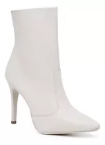 Bota Feminina Cano Médio Salto Alto Bico Fino Chic Elegante