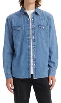 Camisa Hombre Jean Classic Western Azul Levis 85745-0074