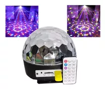 Bola Audioritmica 6 Colores Usb Sd Luces Led Dj + Pendrive