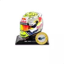 Mini Casco F1 Austria 2021 Max Verstappen #33 Red Bull 1:4